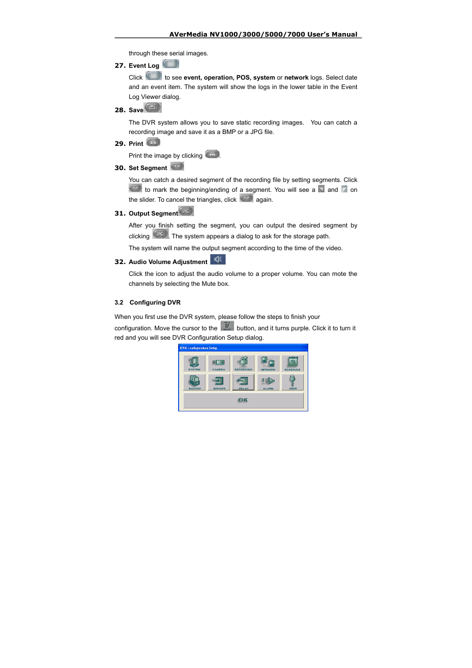 2 configuring dvr | AVerMedia Technologies NV 5000 User Manual | Page 68 / 169