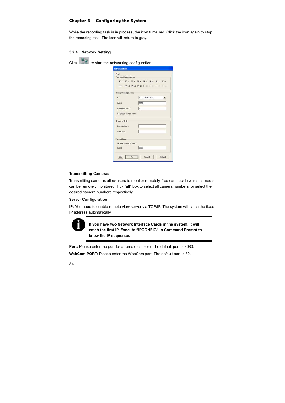 4 network setting | AVerMedia Technologies NV 5000 User Manual | Page 83 / 169