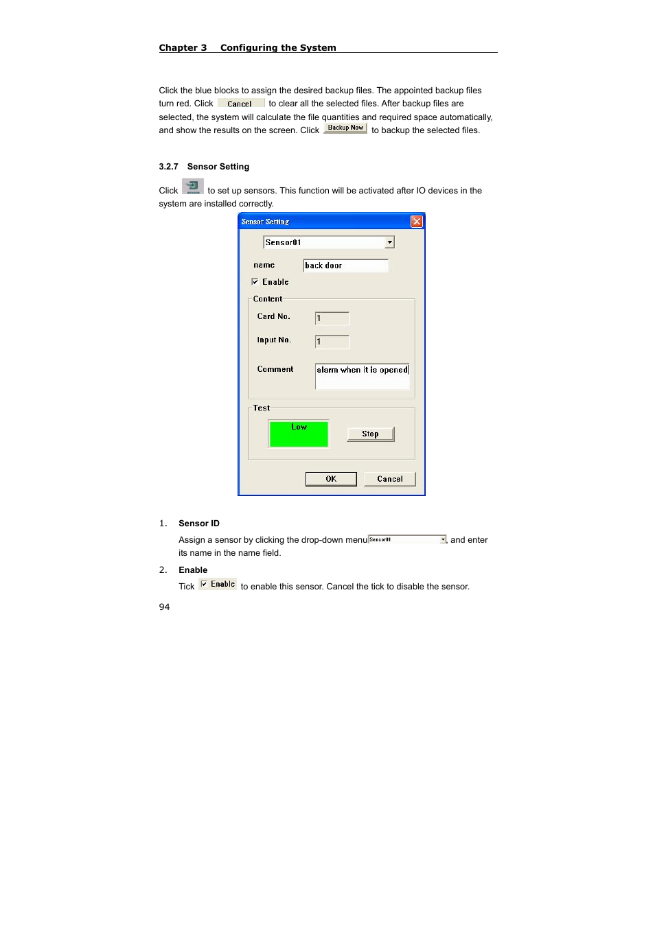 7 sensor setting | AVerMedia Technologies NV 5000 User Manual | Page 93 / 169