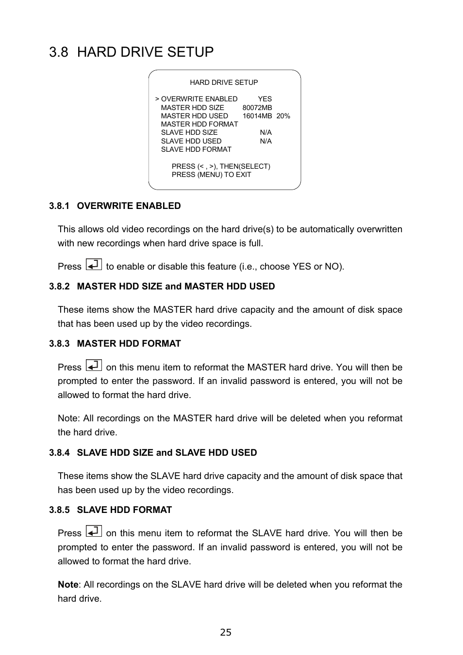 8 hard drive setup | AVerMedia Technologies EB1004 User Manual | Page 28 / 40