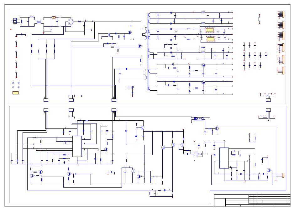 Control pcb main pcb, 40w universal power supply | Arcam Preamp Processor AV8 User Manual | Page 72 / 147