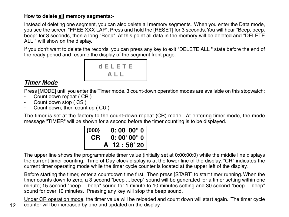 A 12 : 58 | Accusplit AE760M100 User Manual | Page 14 / 20