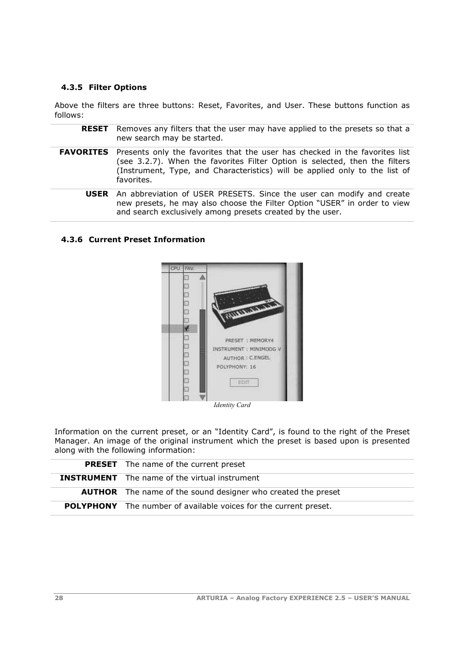 Arturia 2.5 User Manual | Page 28 / 60