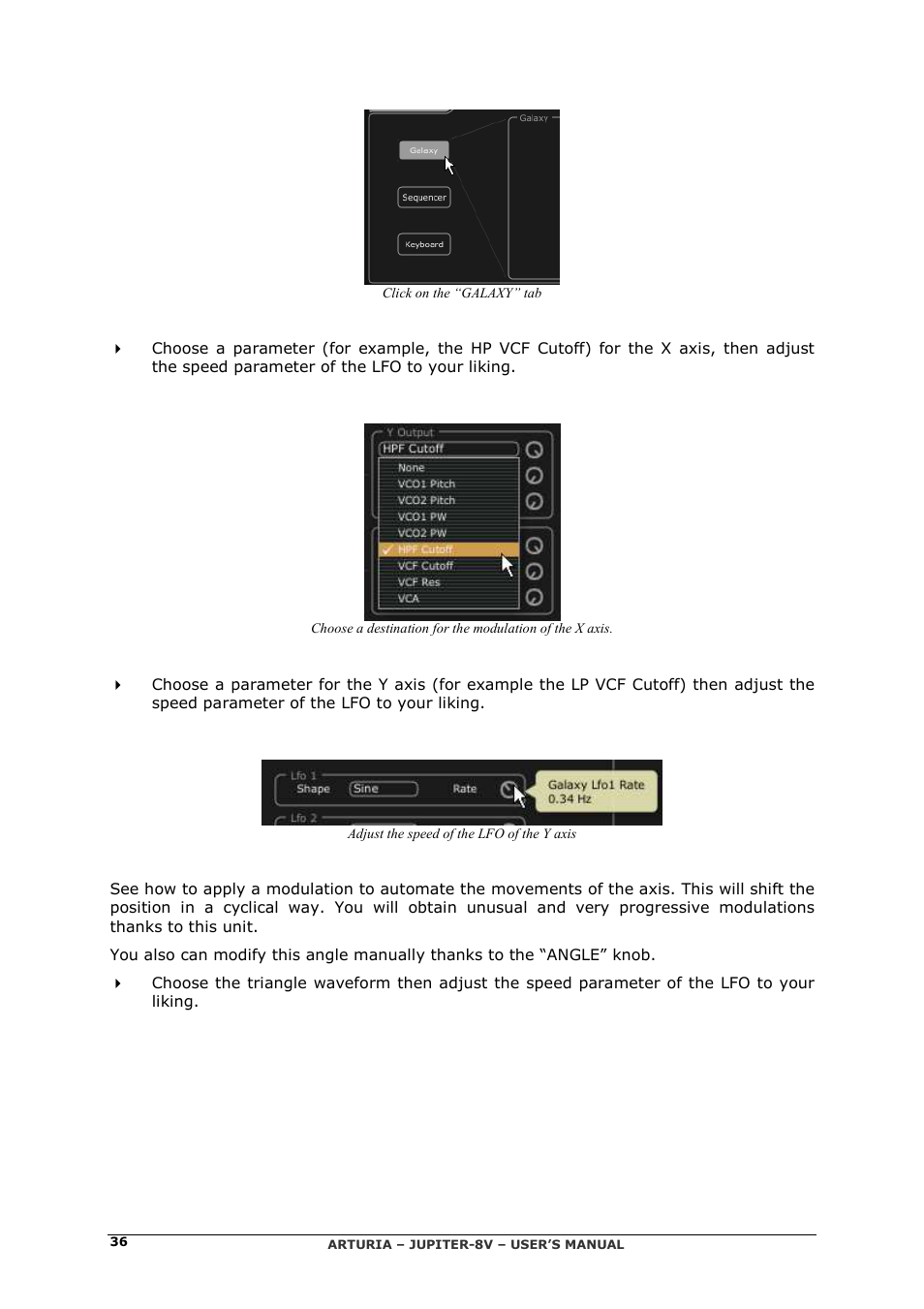 Arturia JUPITER-8V 2 User Manual | Page 36 / 125