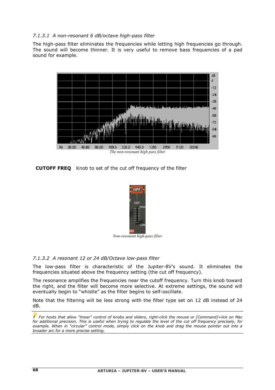 Arturia JUPITER-8V 2 User Manual | Page 68 / 125