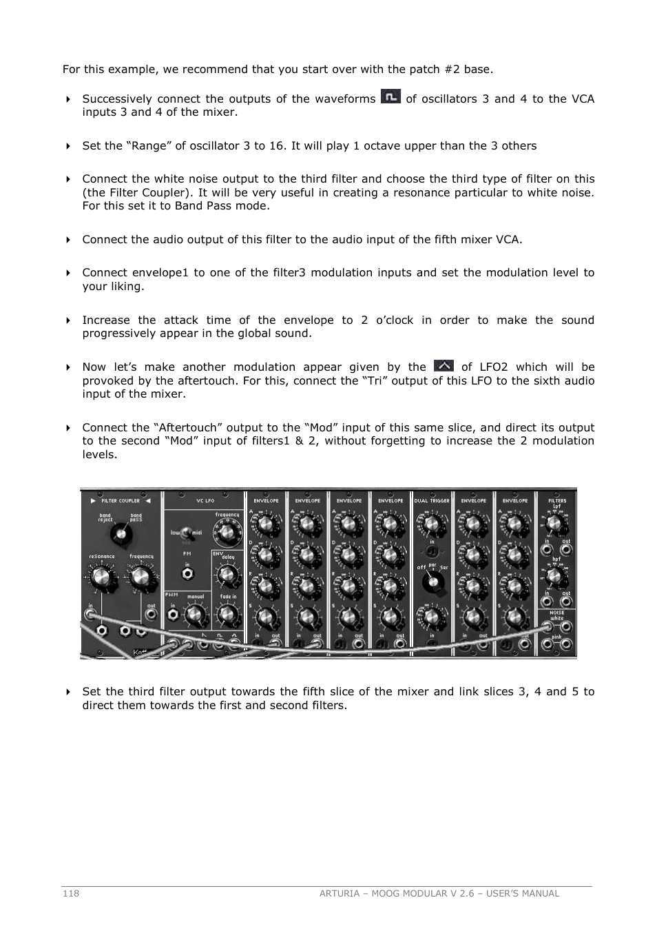 Arturia MOOG MODULAR 2.6 User Manual | Page 118 / 154