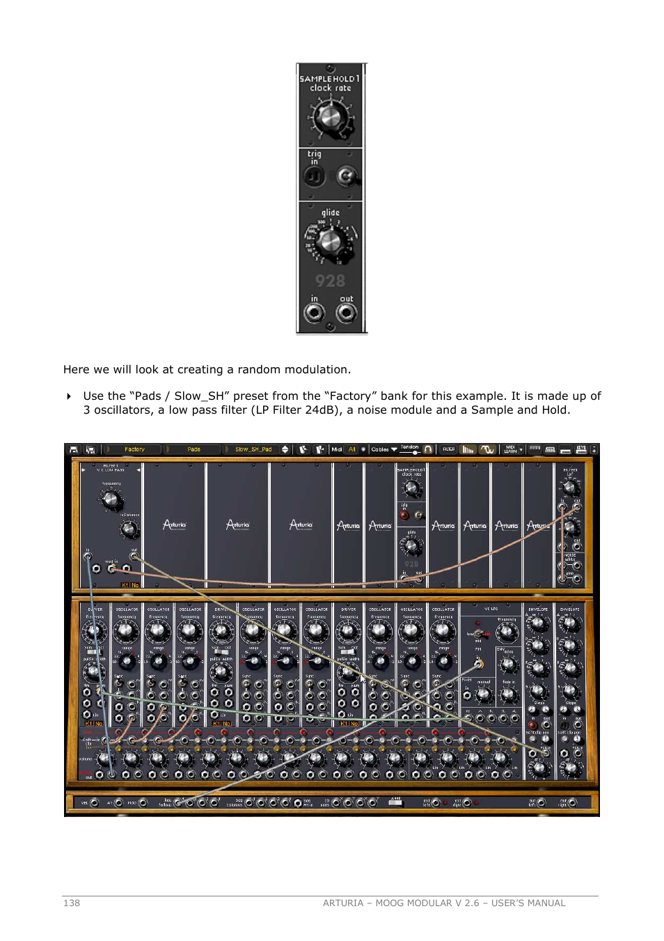 Arturia MOOG MODULAR 2.6 User Manual | Page 138 / 154