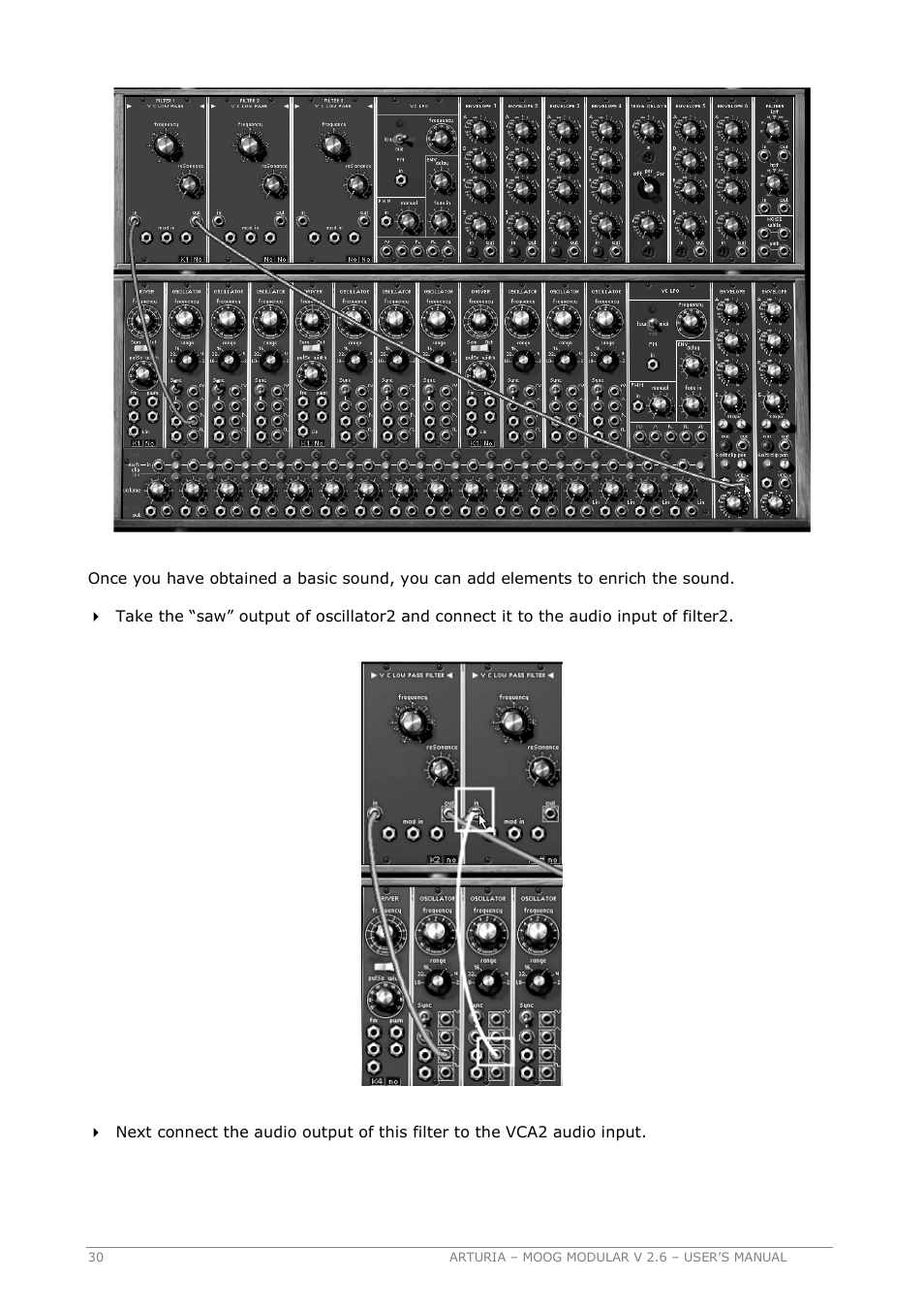 Arturia MOOG MODULAR 2.6 User Manual | Page 30 / 154