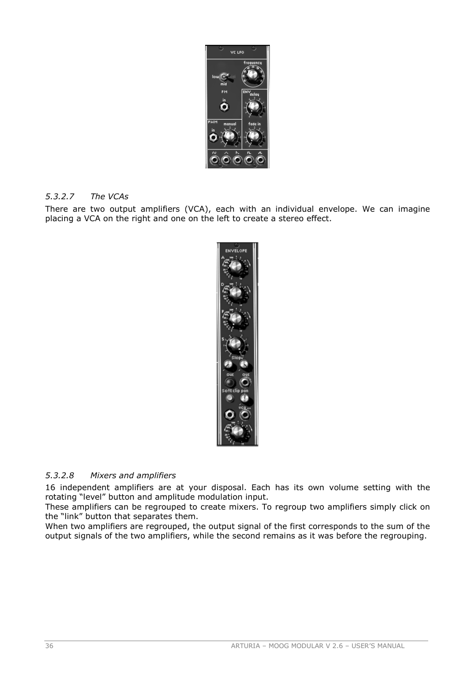Arturia MOOG MODULAR 2.6 User Manual | Page 36 / 154