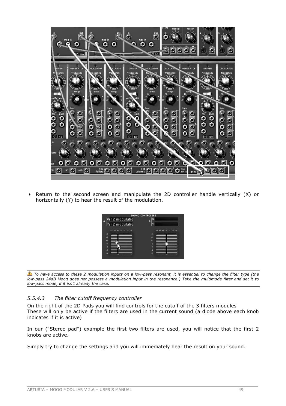 Arturia MOOG MODULAR 2.6 User Manual | Page 49 / 154