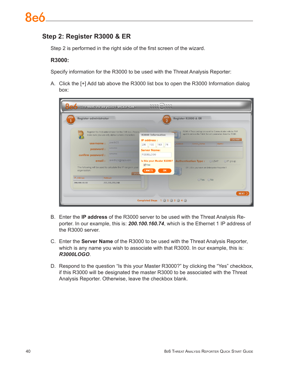 8e6 Technologies TAR MSA-004-004 User Manual | Page 44 / 59