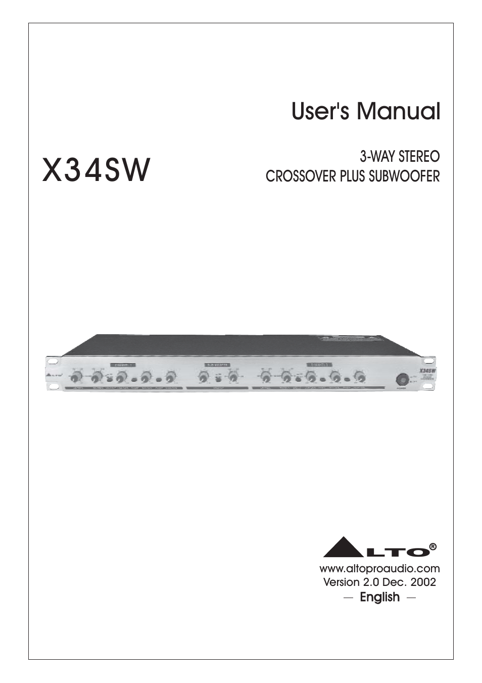 Nilfisk-ALTO X34SW User Manual | 11 pages