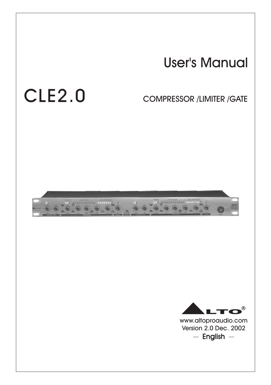 Nilfisk-ALTO CLE2.0 User Manual | 19 pages