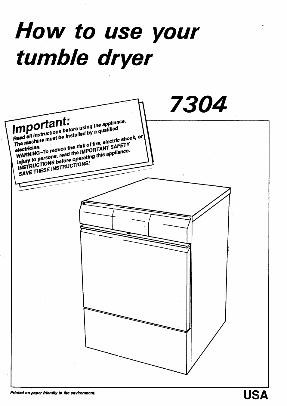 ASKO 7304 User Manual | 12 pages