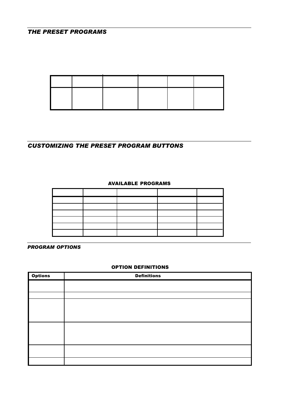 The preset programs, Customizing the preset program buttons | ASKO T761 User Manual | Page 18 / 26