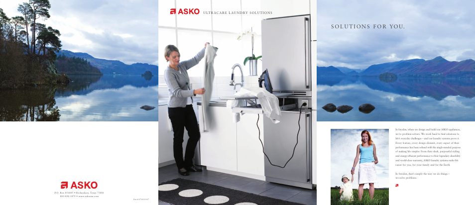 ASKO Washer/Dryer Combination Laundry System User Manual | 10 pages