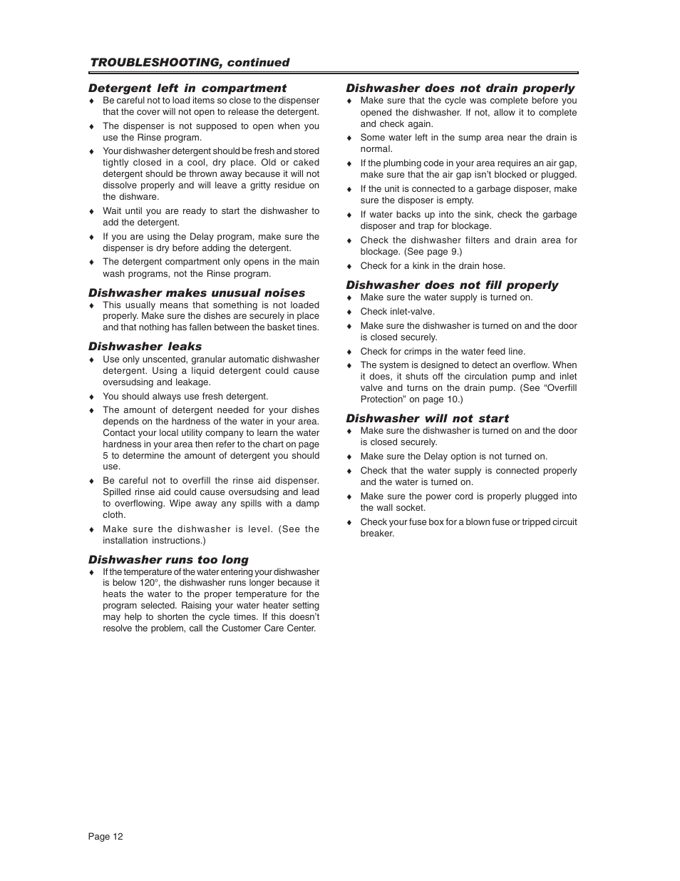 ASKO D3731 User Manual | Page 12 / 16