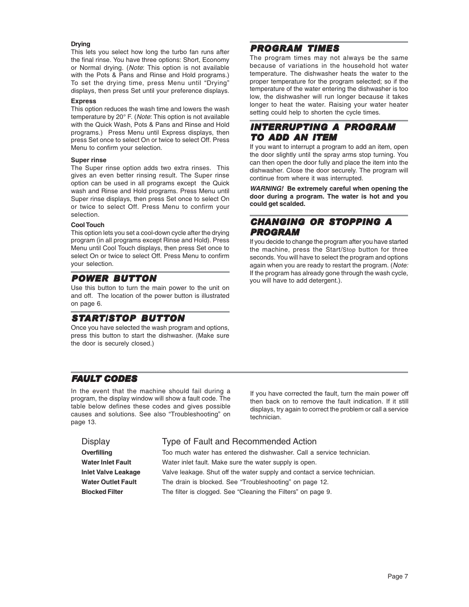 ASKO D3731 User Manual | Page 7 / 16