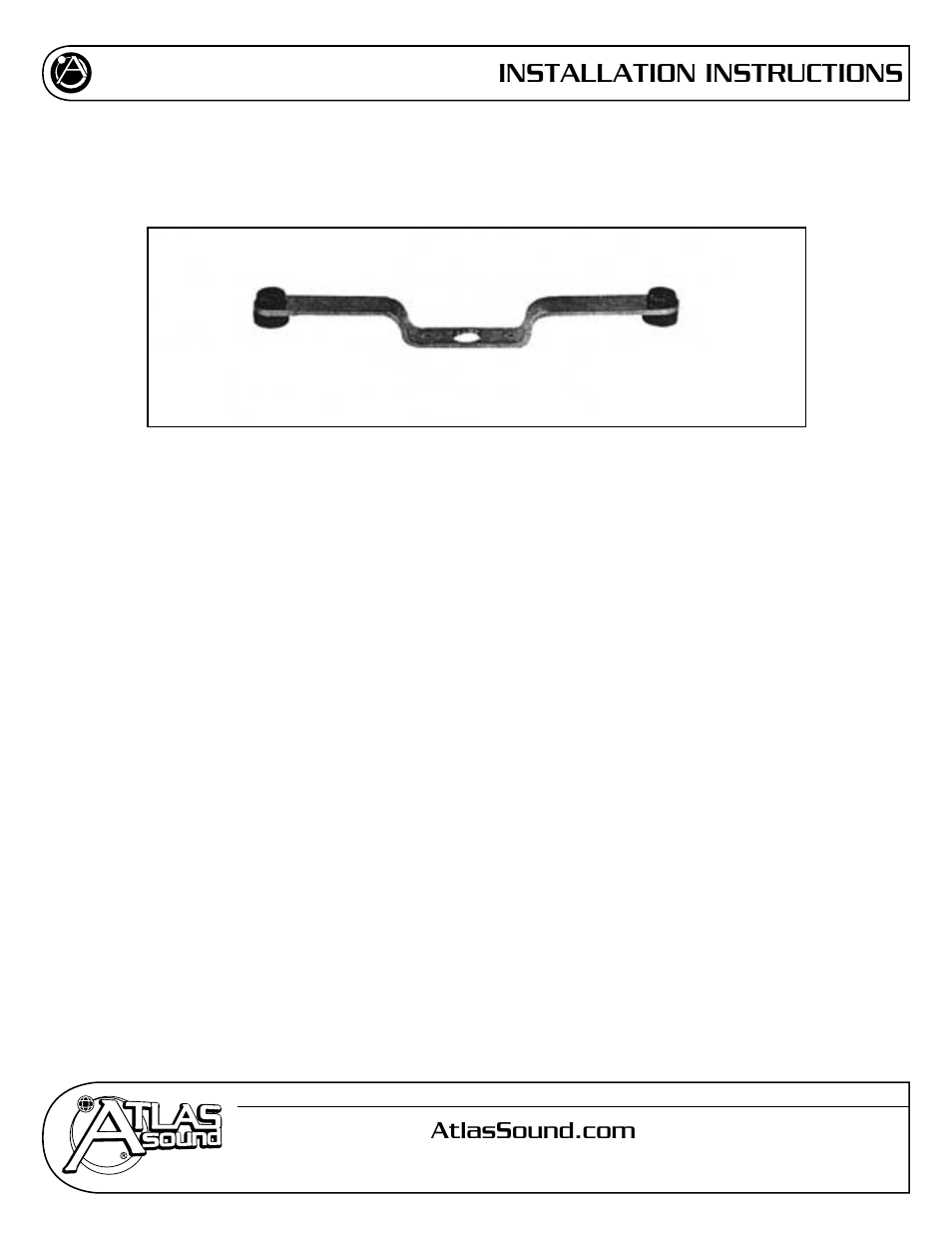 Atlas Sound TM-1 User Manual | 1 page