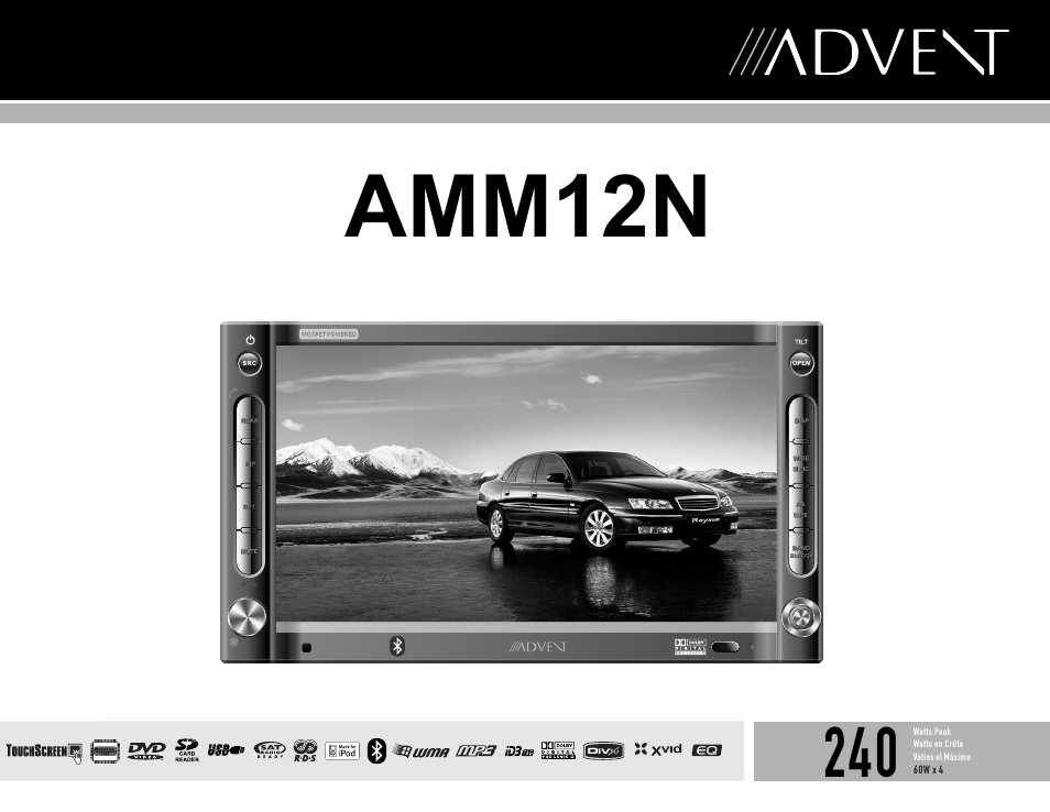 Advent AMM12N User Manual | 44 pages