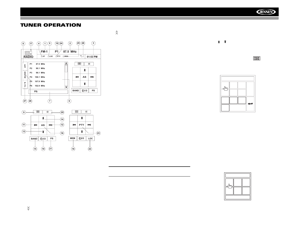 Amm12n tuner operation | Advent AMM12N User Manual | Page 25 / 44