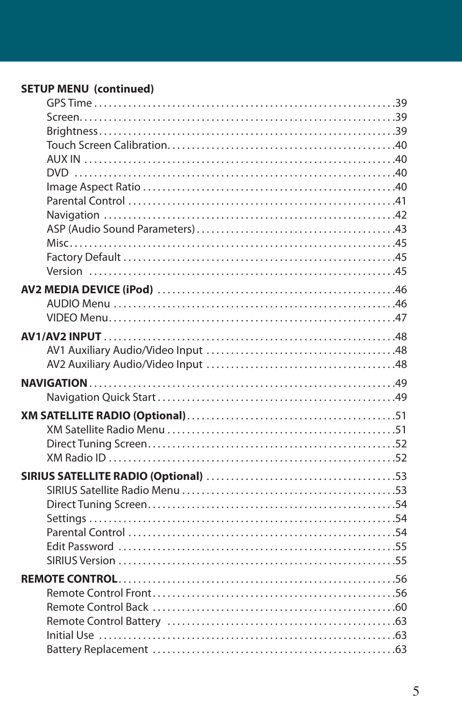 Advent TOCLJ-OE100 User Manual | Page 5 / 64