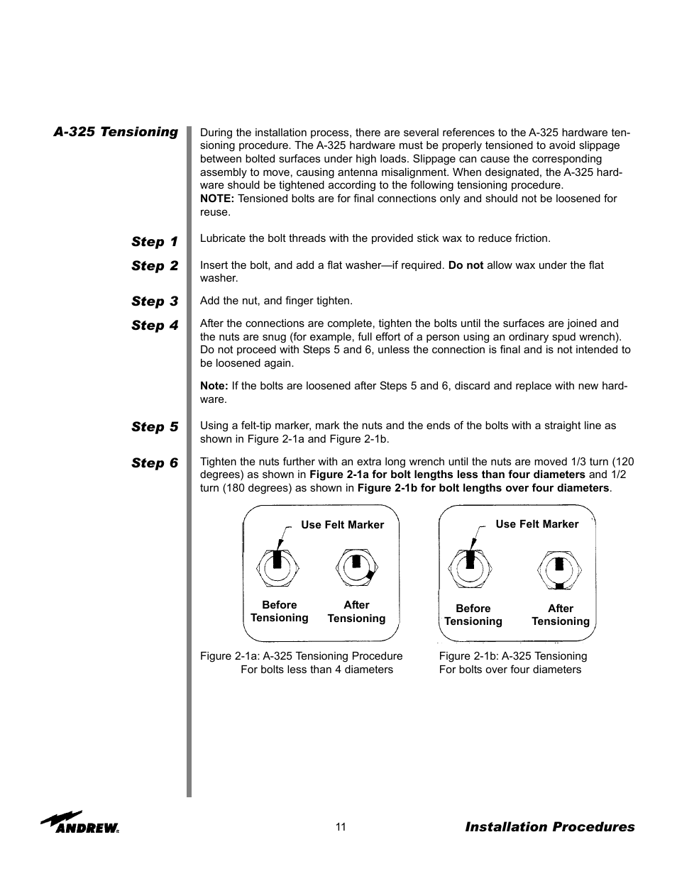 Andrew ES76PK-1 User Manual | Page 11 / 52