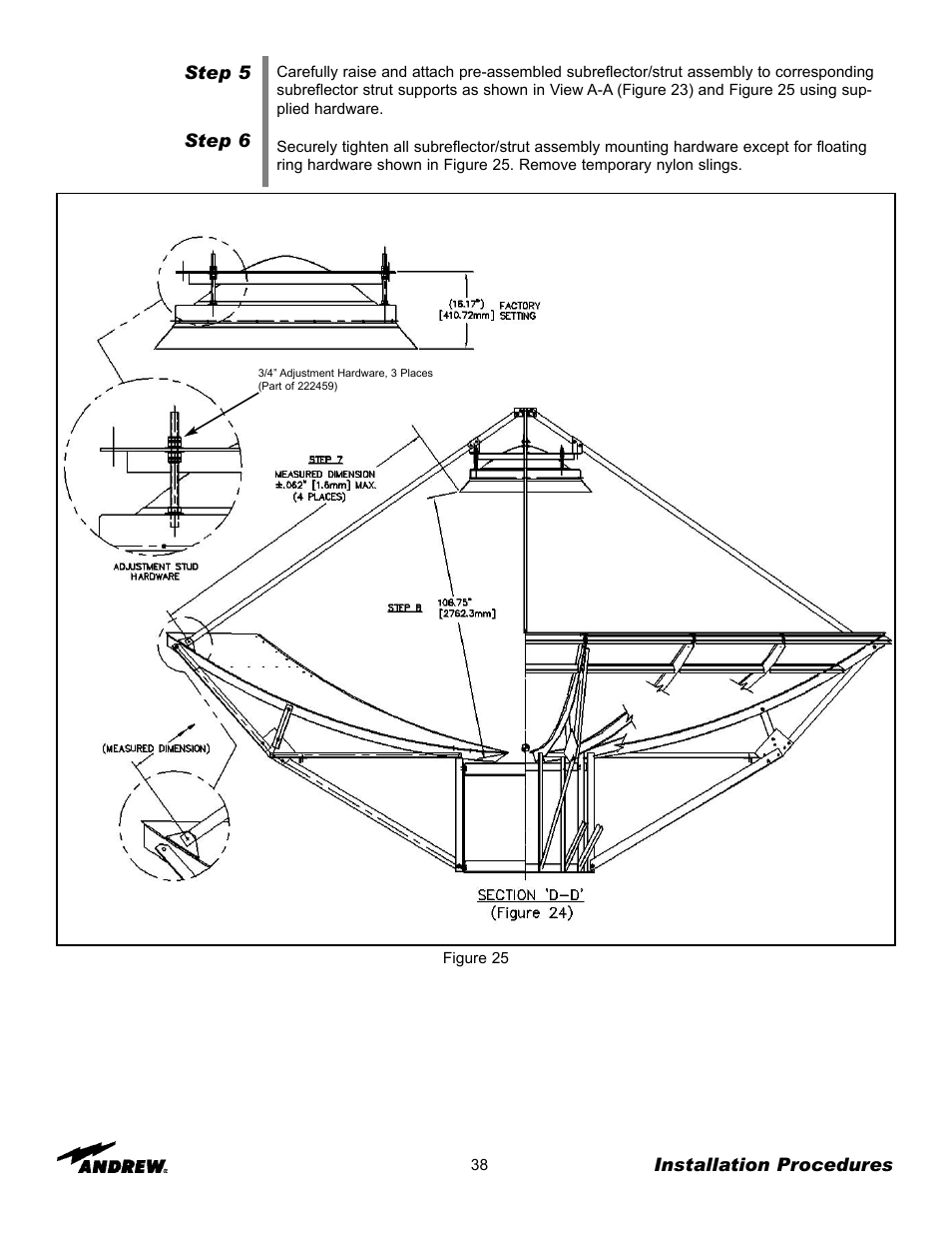 Andrew ES76PK-1 User Manual | Page 36 / 52