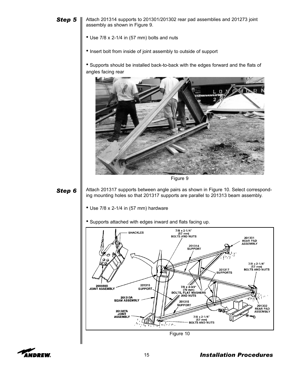 Andrew 5.6-Meter ESA User Manual | Page 15 / 54
