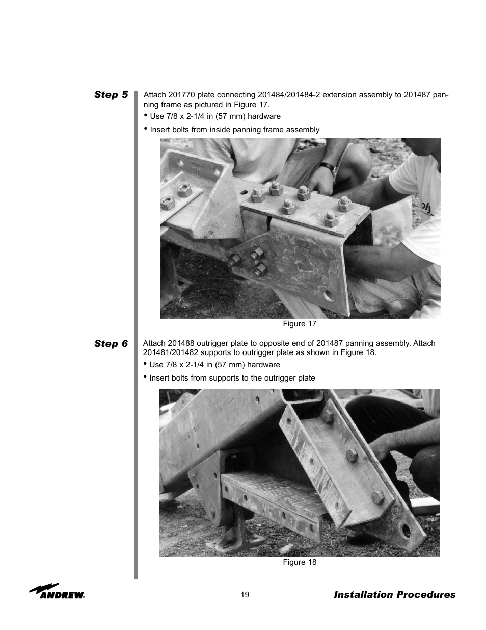 Andrew 5.6-Meter ESA User Manual | Page 19 / 54