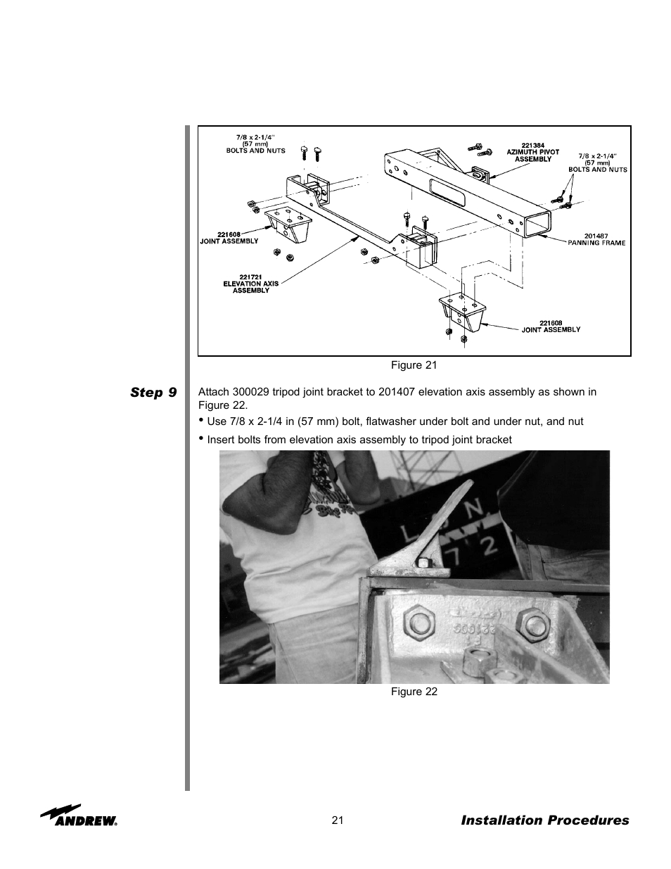 Andrew 5.6-Meter ESA User Manual | Page 21 / 54