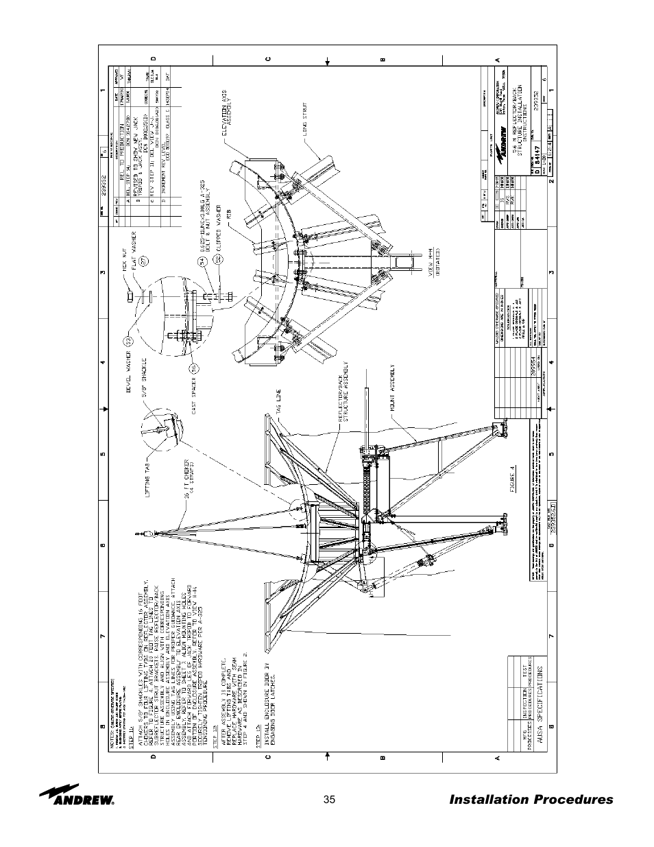 Andrew 5.6-Meter ESA User Manual | Page 35 / 54