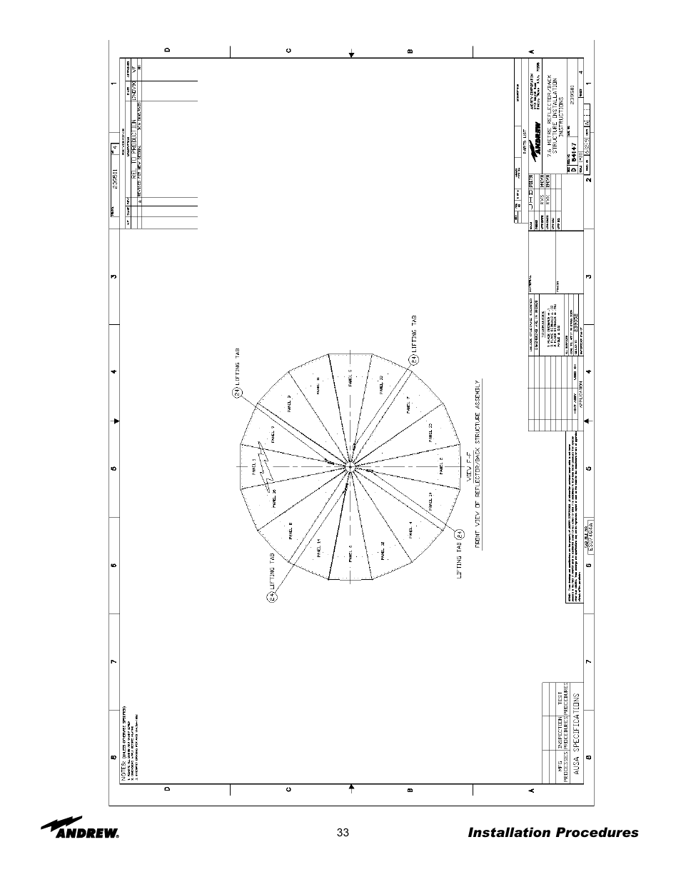 Andrew 7.6-Meter ESA User Manual | Page 33 / 69