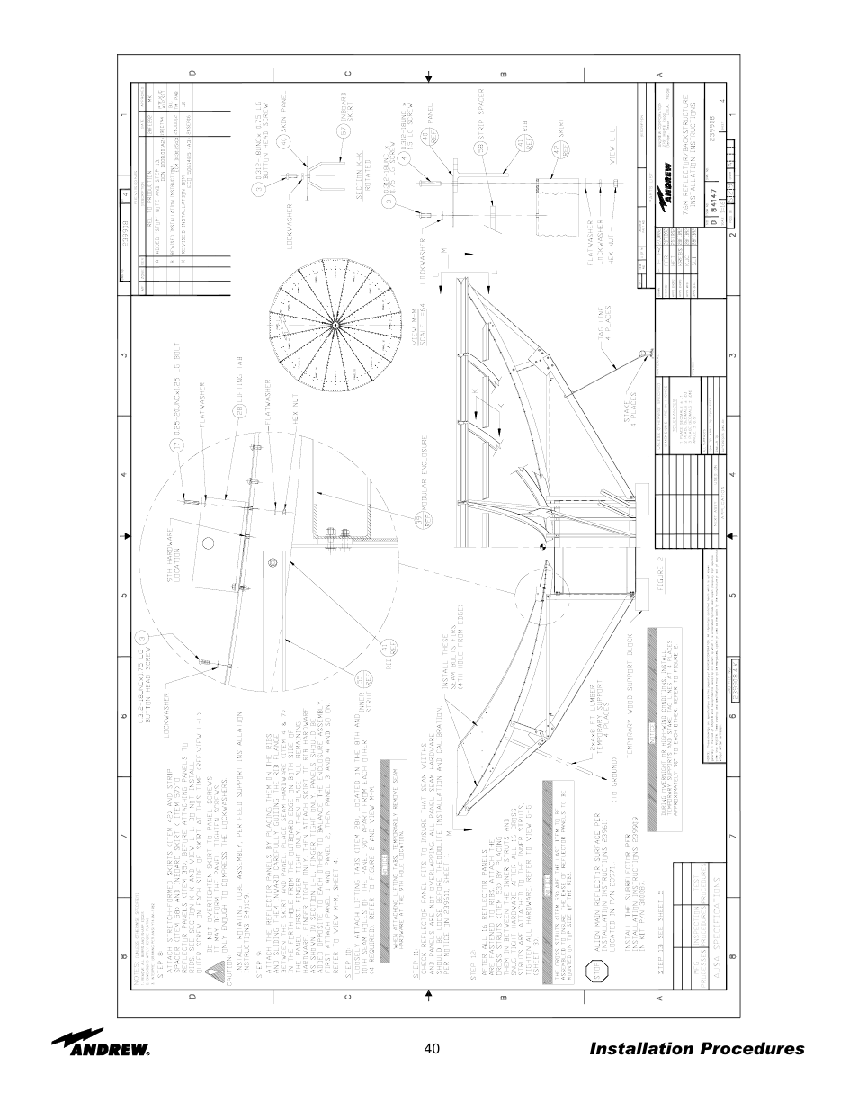 Andrew 7.6-Meter ESA User Manual | Page 40 / 69