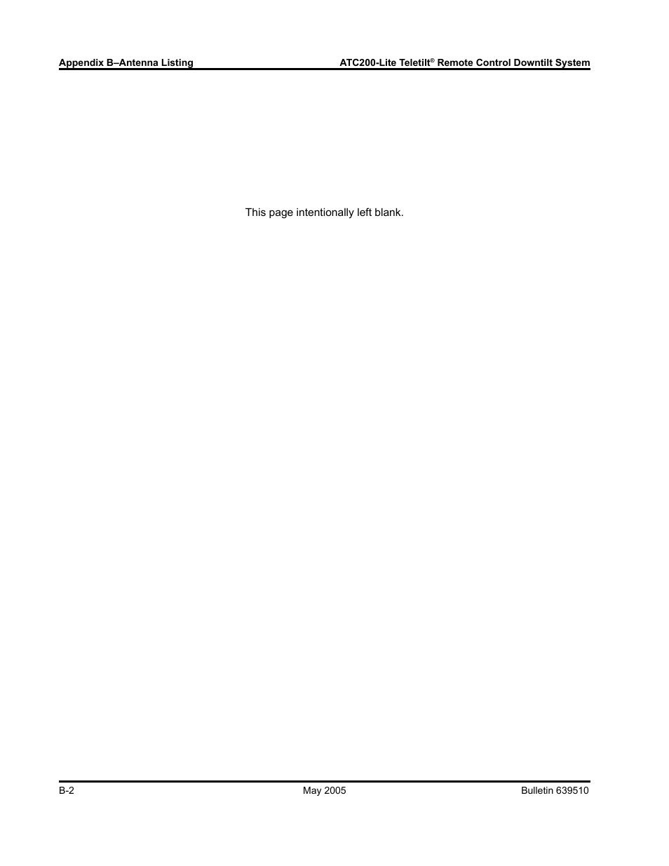 Andrew ATC200-Lite User Manual | Page 66 / 66