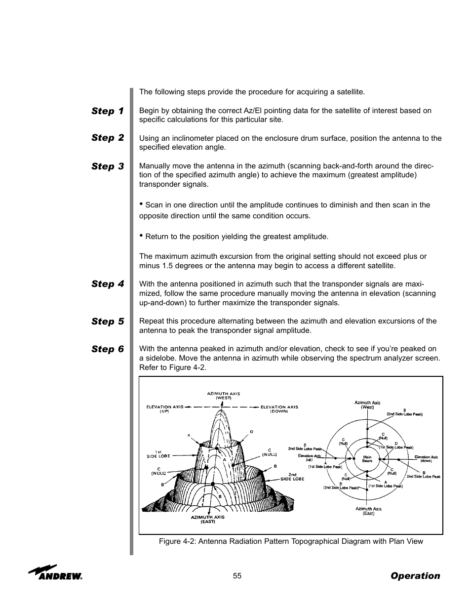 Andrew 7.3-METER EARTH STATION ANTENNA ES73 User Manual | Page 55 / 69