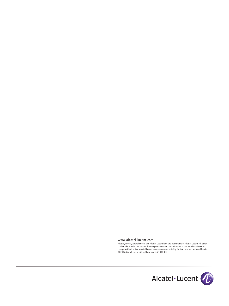 Alcatel Carrier Internetworking Solutions Network Device K-12 User Manual | Page 13 / 13