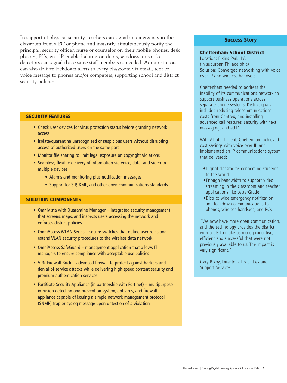 Alcatel Carrier Internetworking Solutions Network Device K-12 User Manual | Page 9 / 13