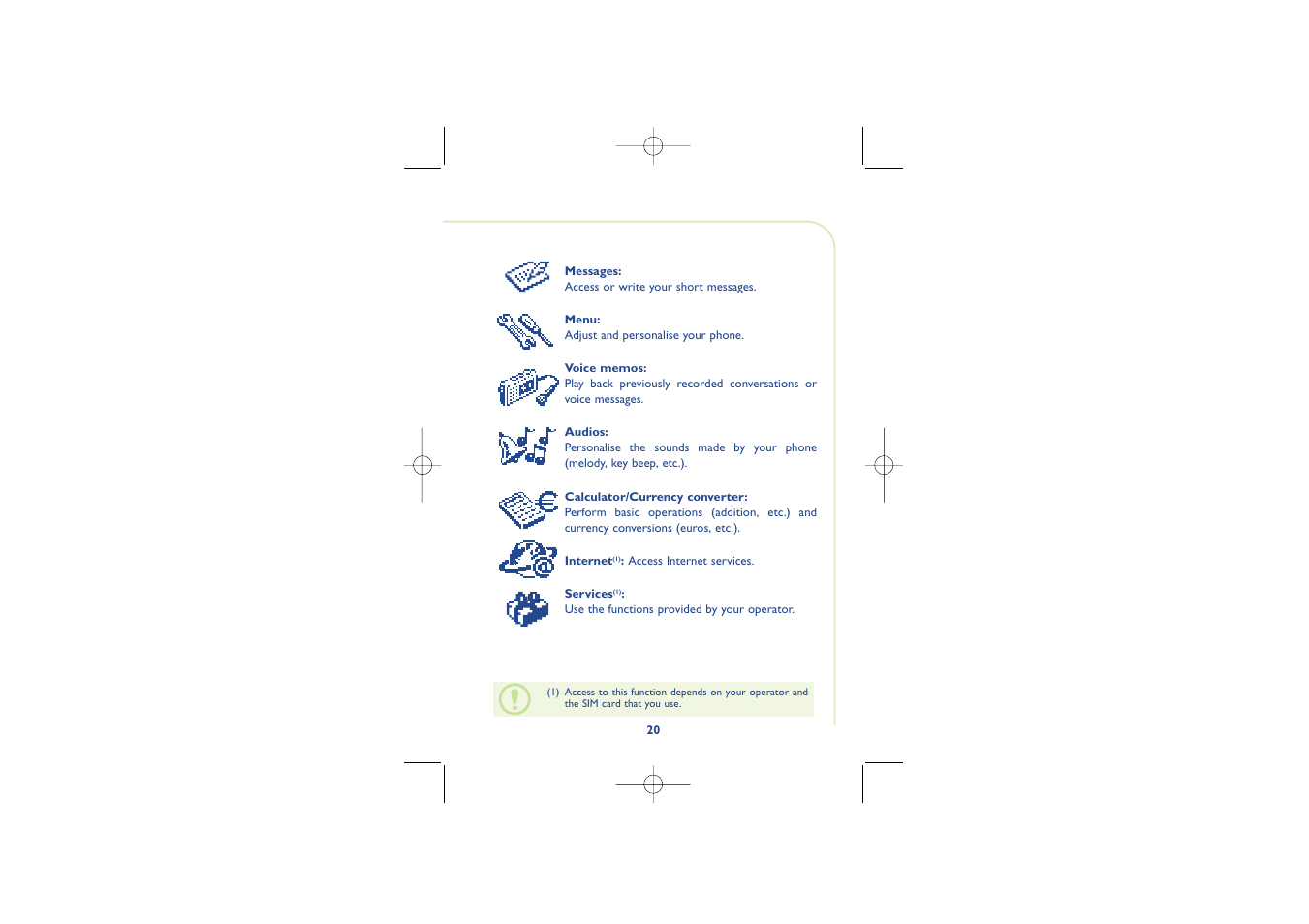Alcatel Carrier Internetworking Solutions One Touch 500 User Manual | Page 21 / 98