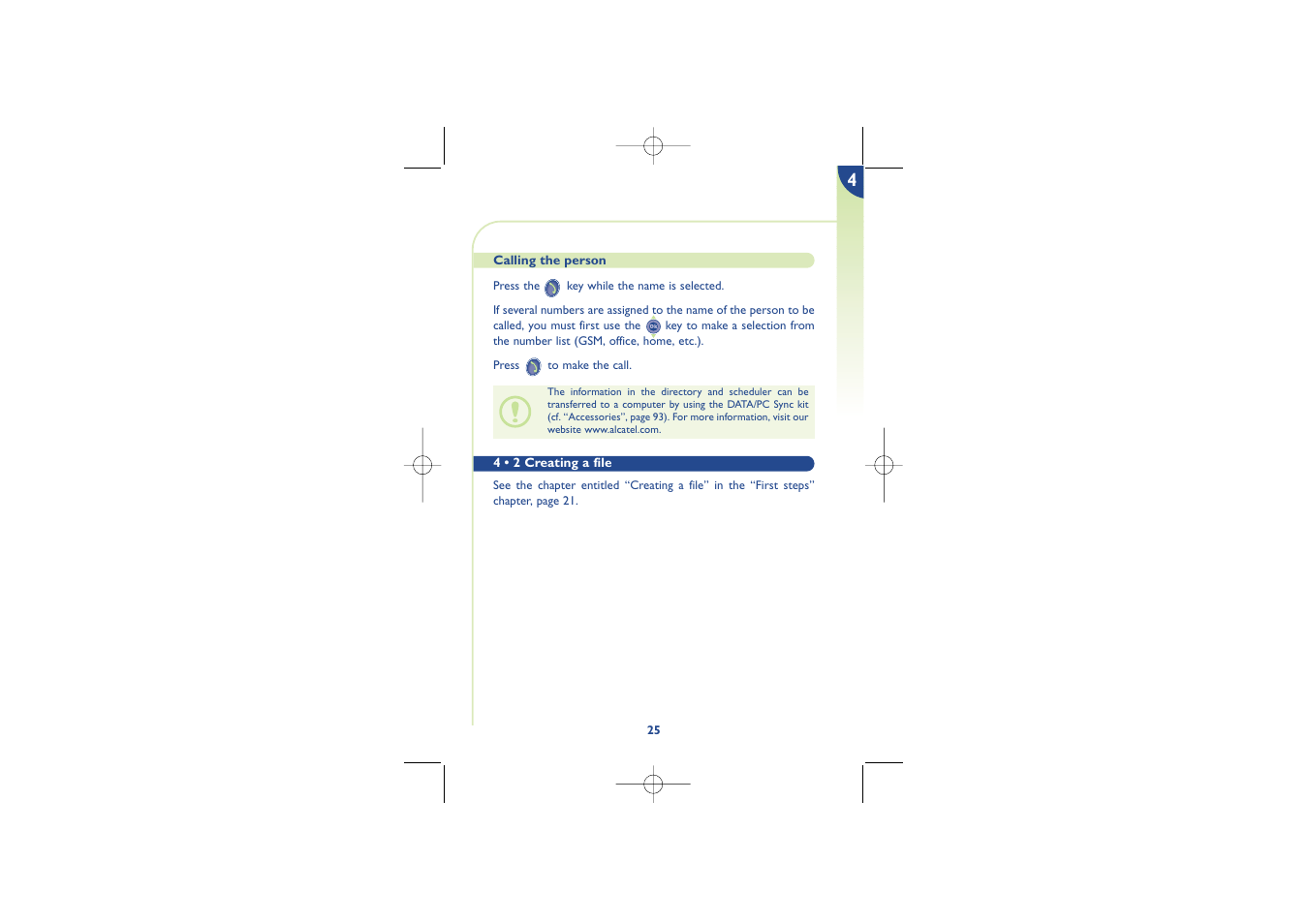 Alcatel Carrier Internetworking Solutions One Touch 500 User Manual | Page 26 / 98