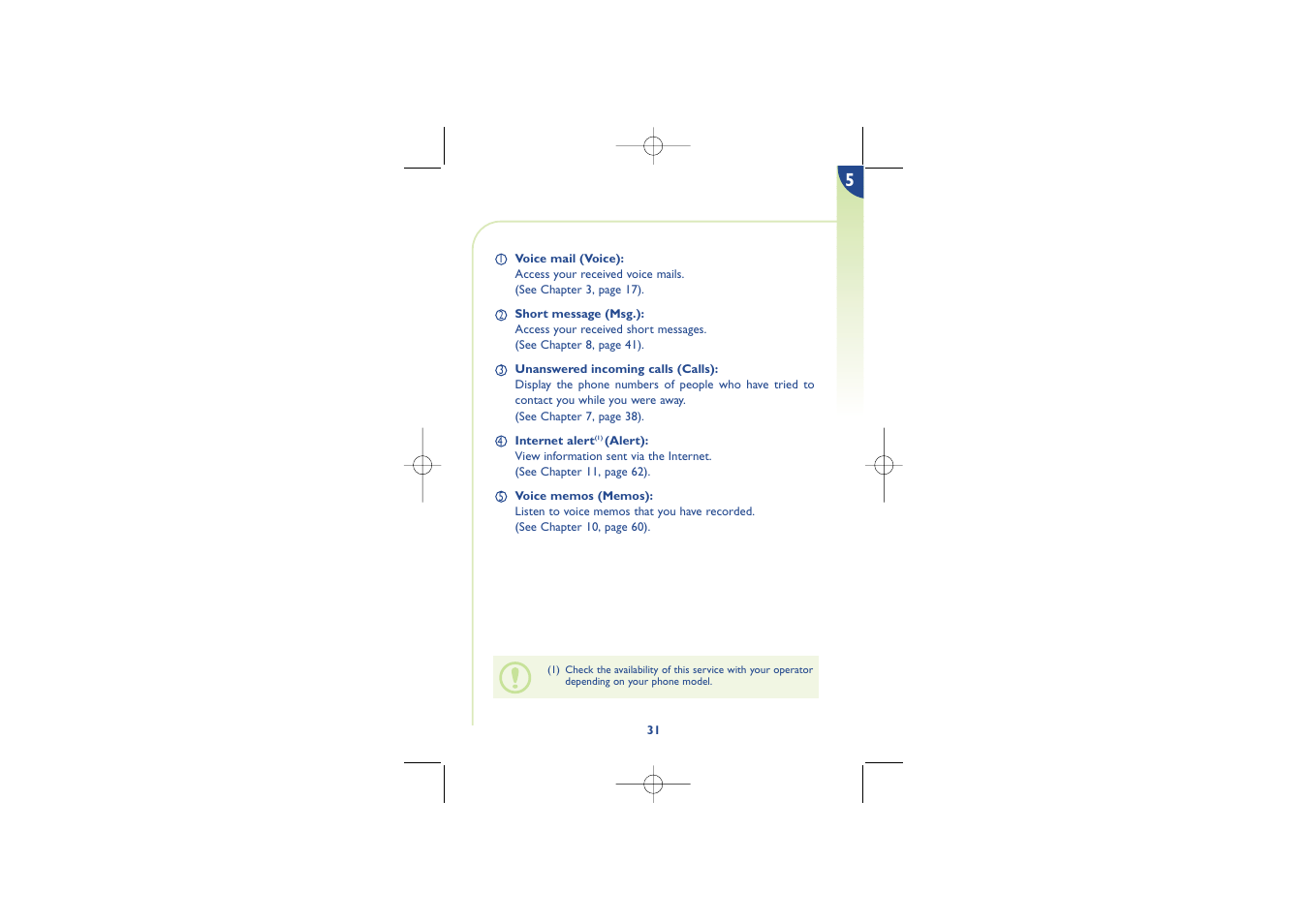 Alcatel Carrier Internetworking Solutions One Touch 500 User Manual | Page 32 / 98