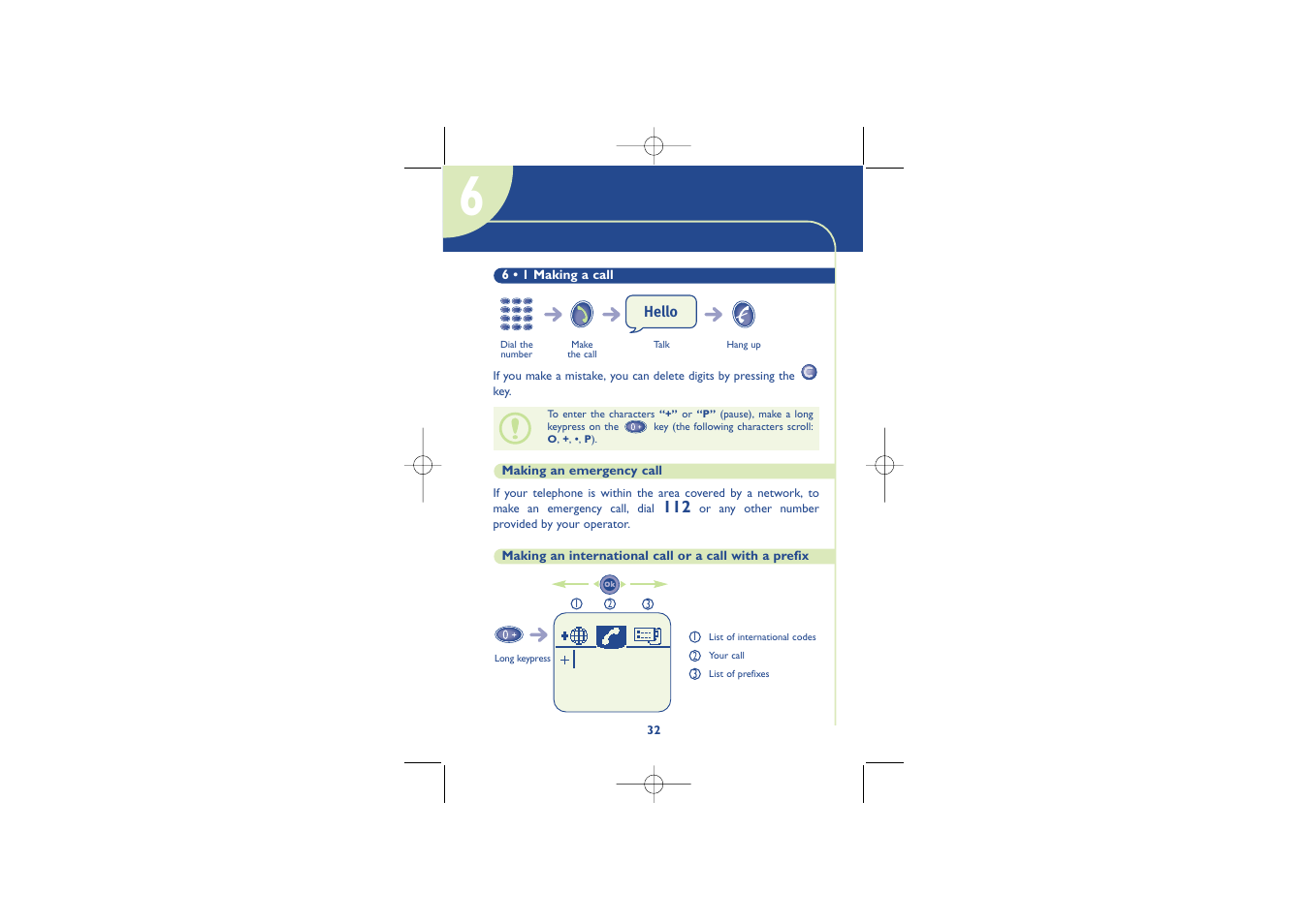 Calls | Alcatel Carrier Internetworking Solutions One Touch 500 User Manual | Page 33 / 98