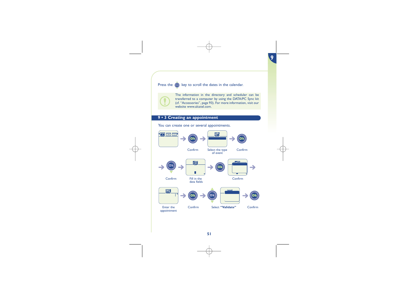 Alcatel Carrier Internetworking Solutions One Touch 500 User Manual | Page 52 / 98