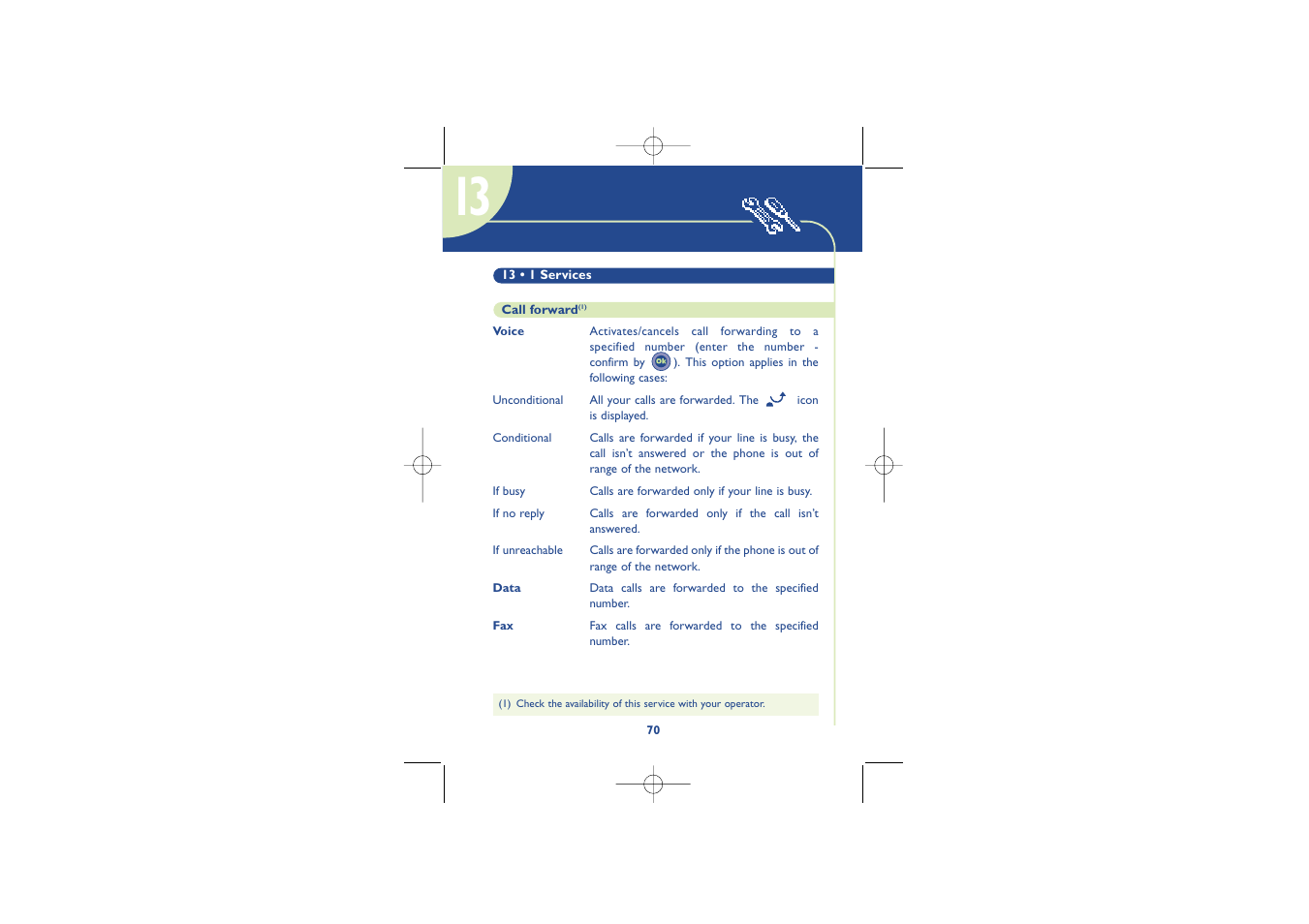 Menu | Alcatel Carrier Internetworking Solutions One Touch 500 User Manual | Page 71 / 98