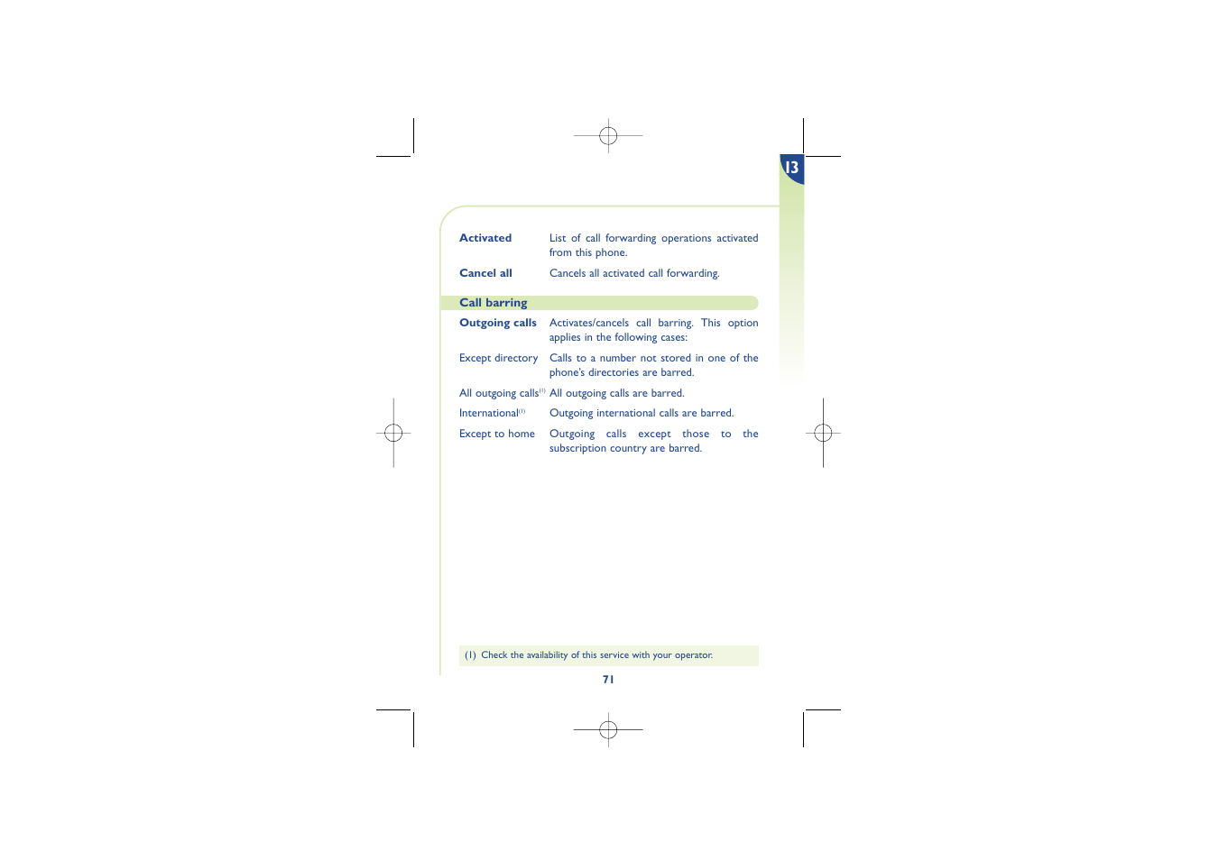 Alcatel Carrier Internetworking Solutions One Touch 500 User Manual | Page 72 / 98