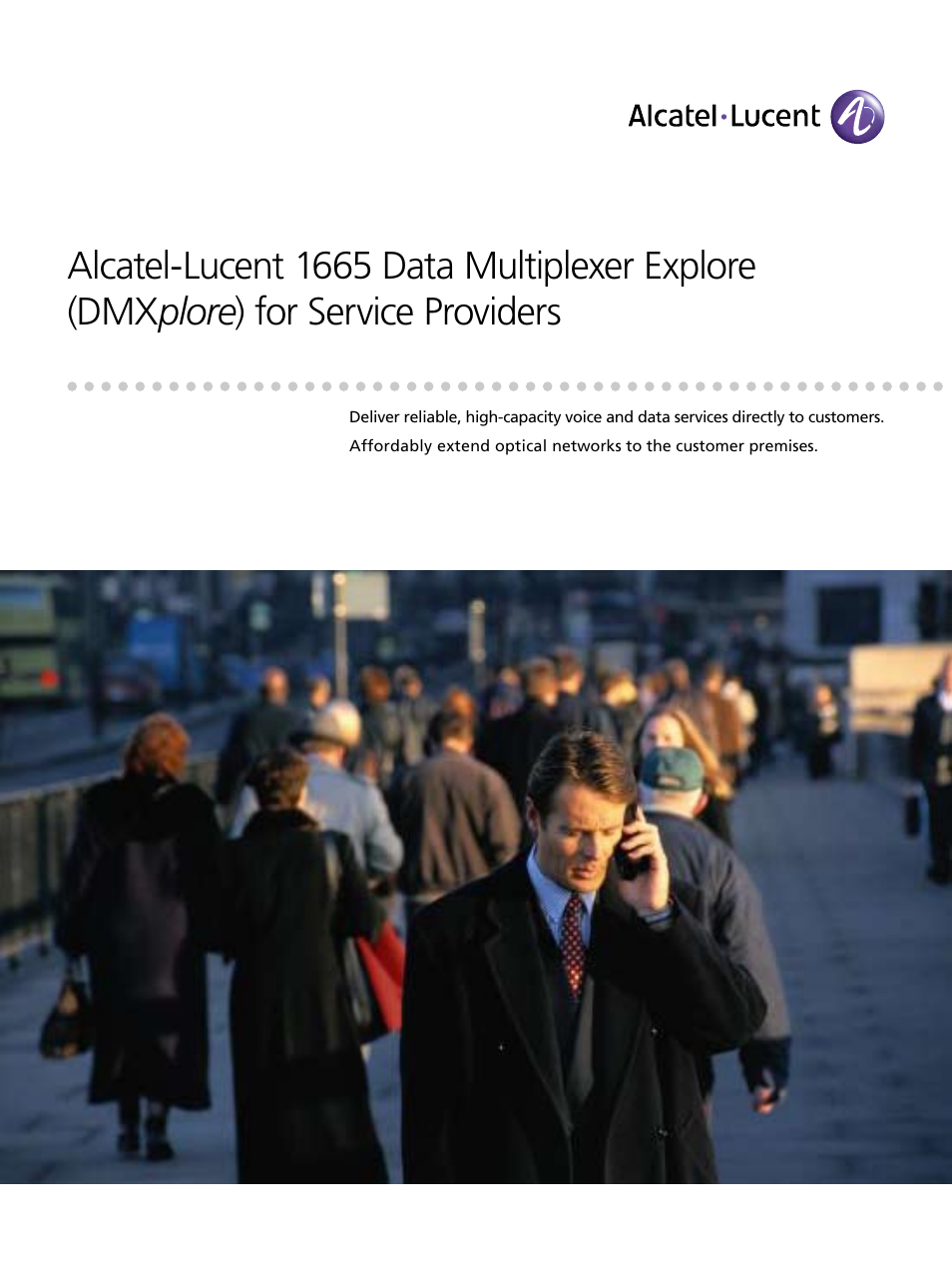 Alcatel Carrier Internetworking Solutions Data Multiplexer Explore 1665 User Manual | 8 pages