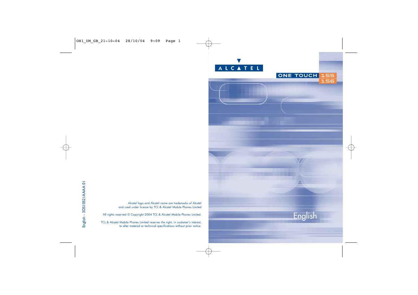 Alcatel Carrier Internetworking Solutions Onetouch 155 User Manual | 40 pages