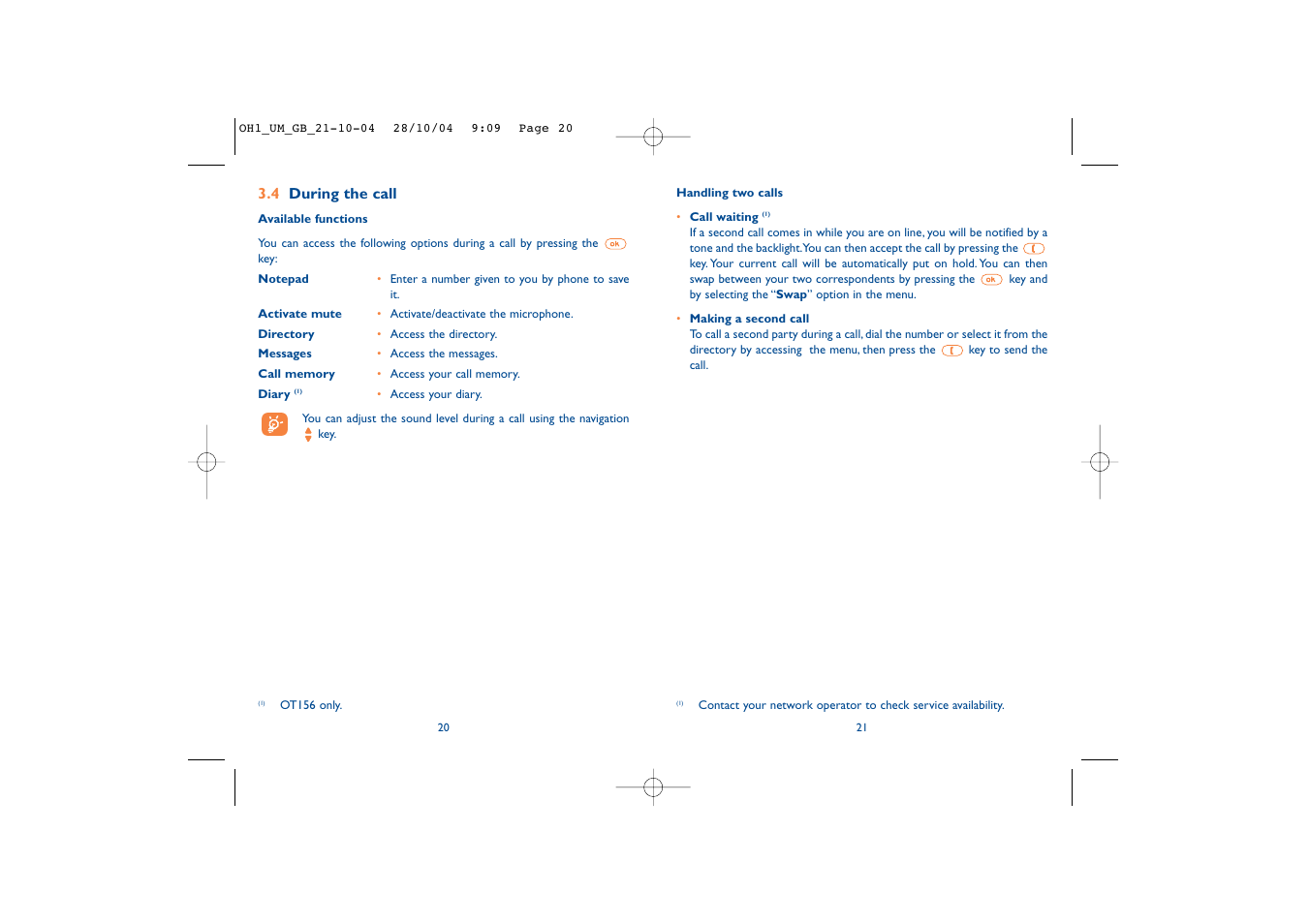 Alcatel Carrier Internetworking Solutions Onetouch 155 User Manual | Page 12 / 40