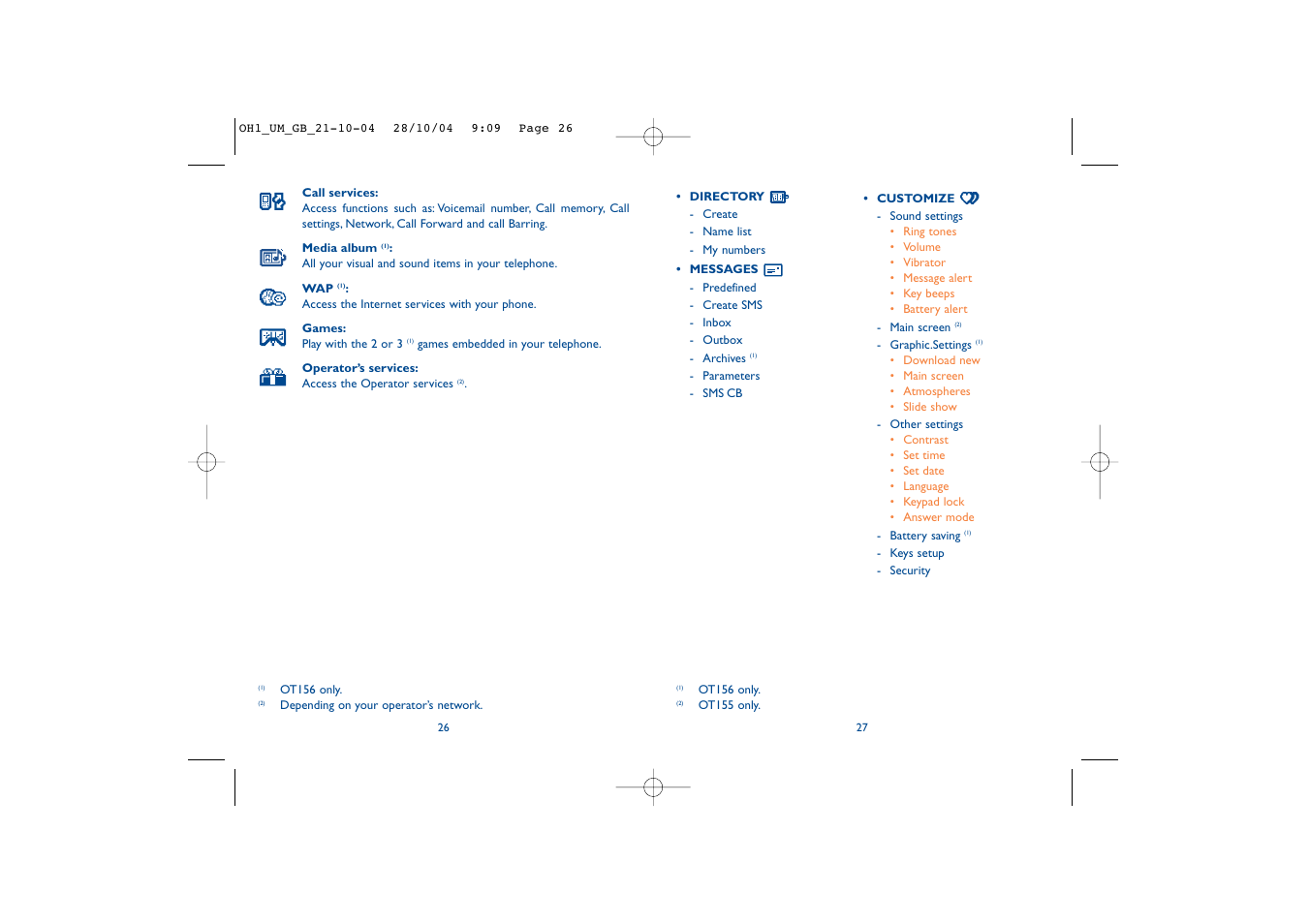 Alcatel Carrier Internetworking Solutions Onetouch 155 User Manual | Page 15 / 40