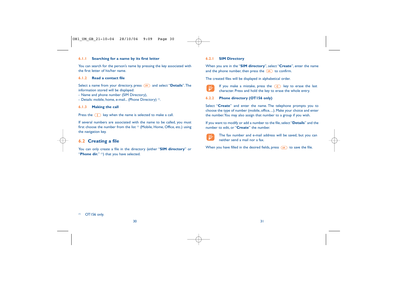 Alcatel Carrier Internetworking Solutions Onetouch 155 User Manual | Page 17 / 40